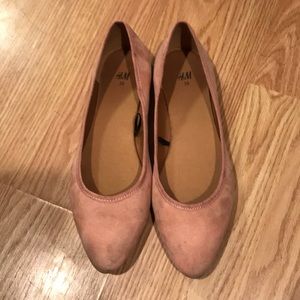 Light pink flats! Euc!